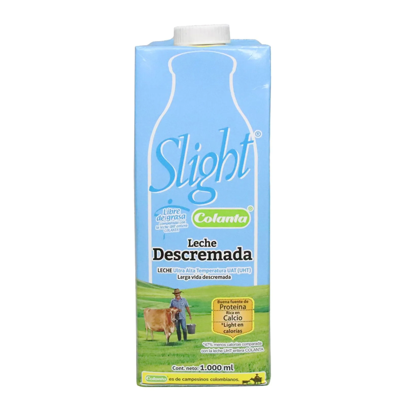 Leche Colanta Descremada Slight 1000 Ml