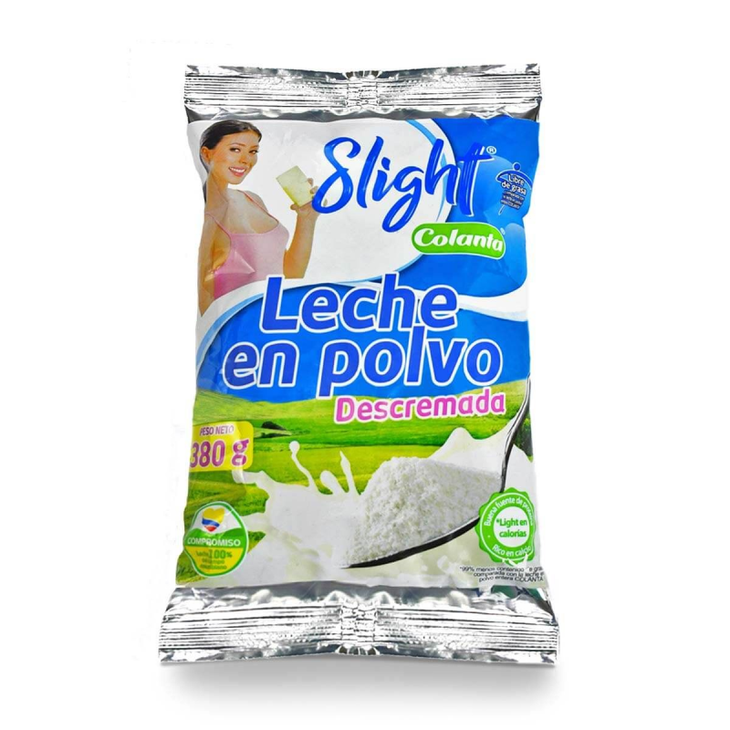 Leche En Polvo Colanta Descremada Slight 380