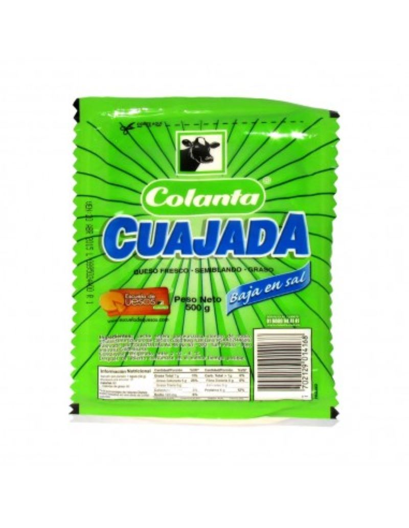 Cuajada Colanta Al Vacio 500 Gr