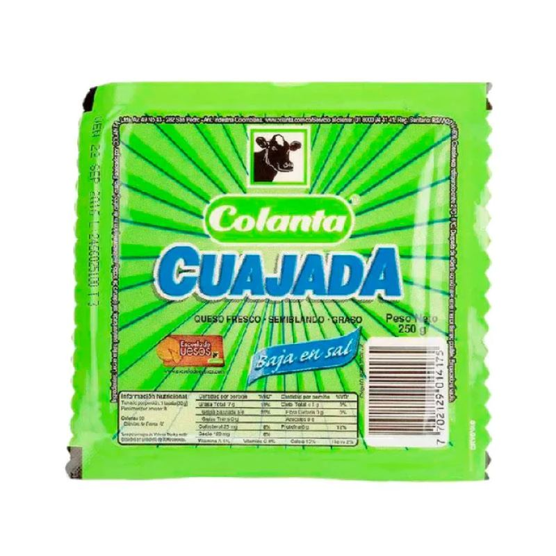 Cuajada Colanta Tradicional 250 Gr