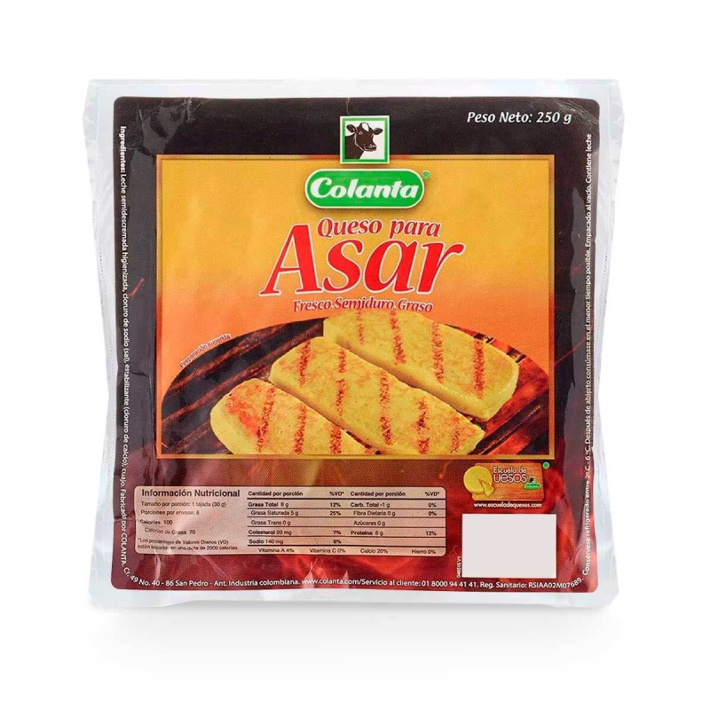 Queso Colanta Para Asar 250 Gr