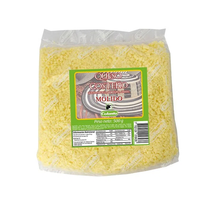 Queso Colanta Costeno Rallado 500 Gr