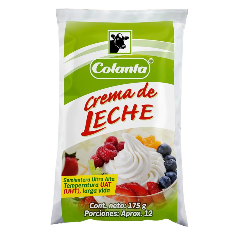 Crema De Leche Colanta Semientera 175 Gr