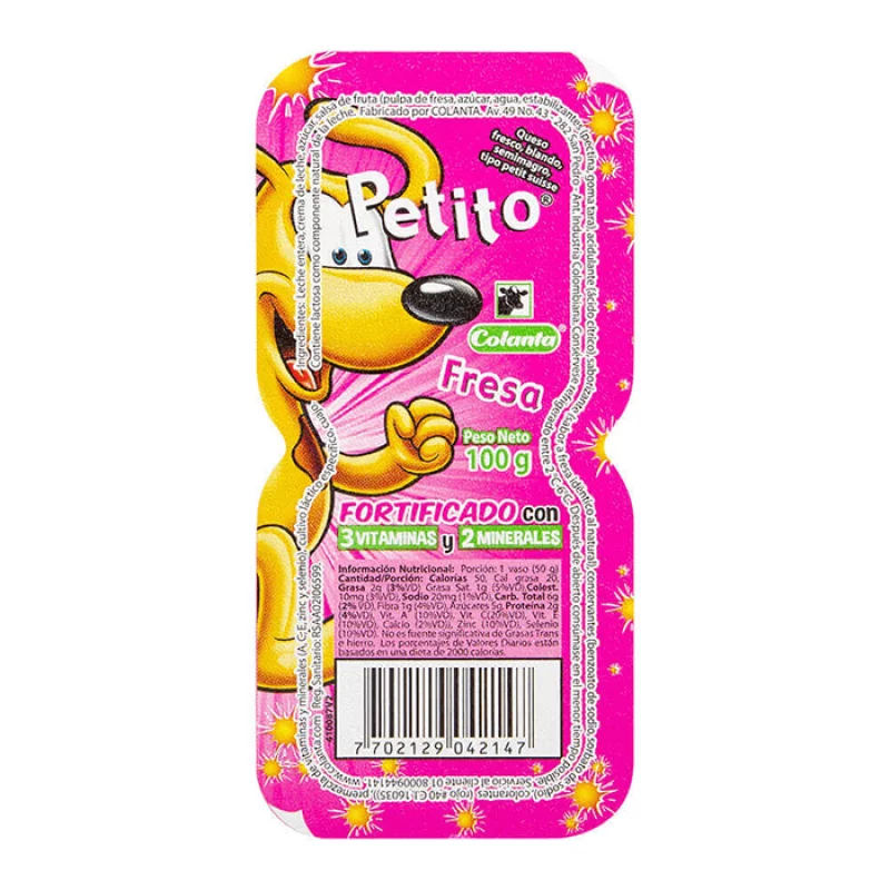 Petito Colantax100gx2und Fresa