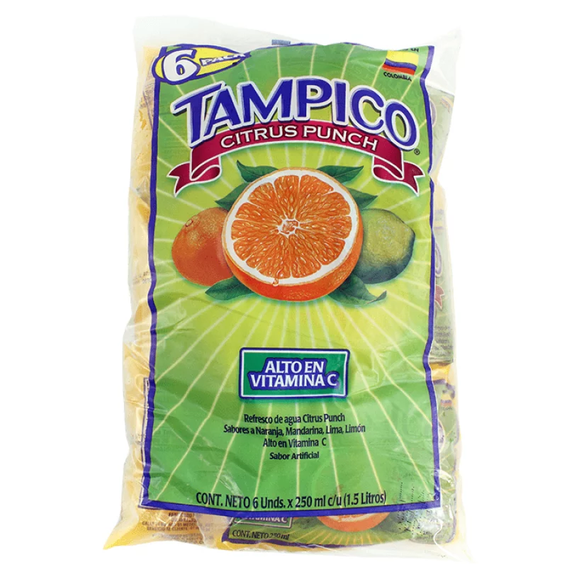 Jugo Tampico X250mlx6und Bolsa