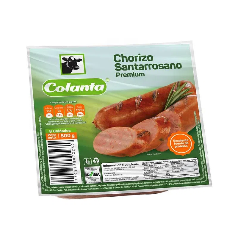 Chorizo Montefrio Santarrosano 500 Gr