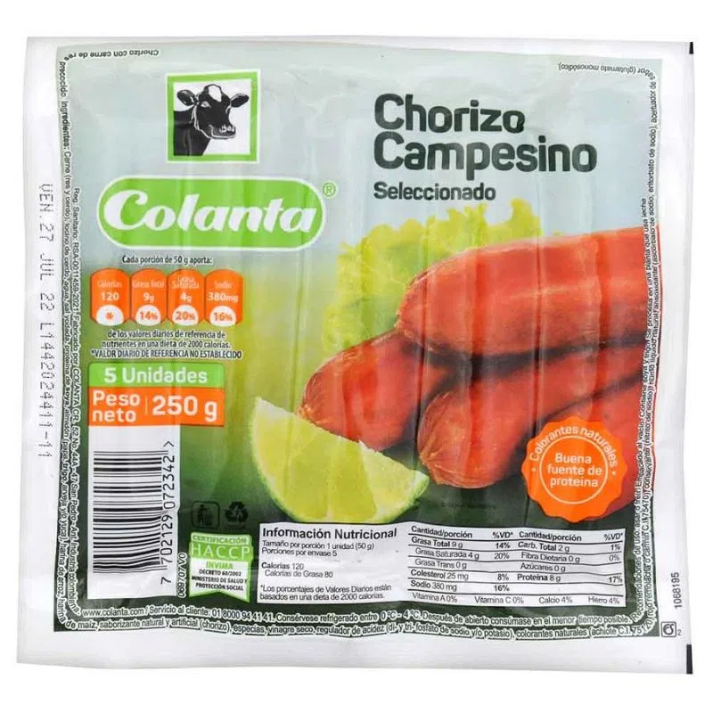 Chorizo Montefrio Campesino 250 Gr