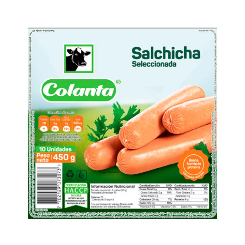Salchicha Colantax450g