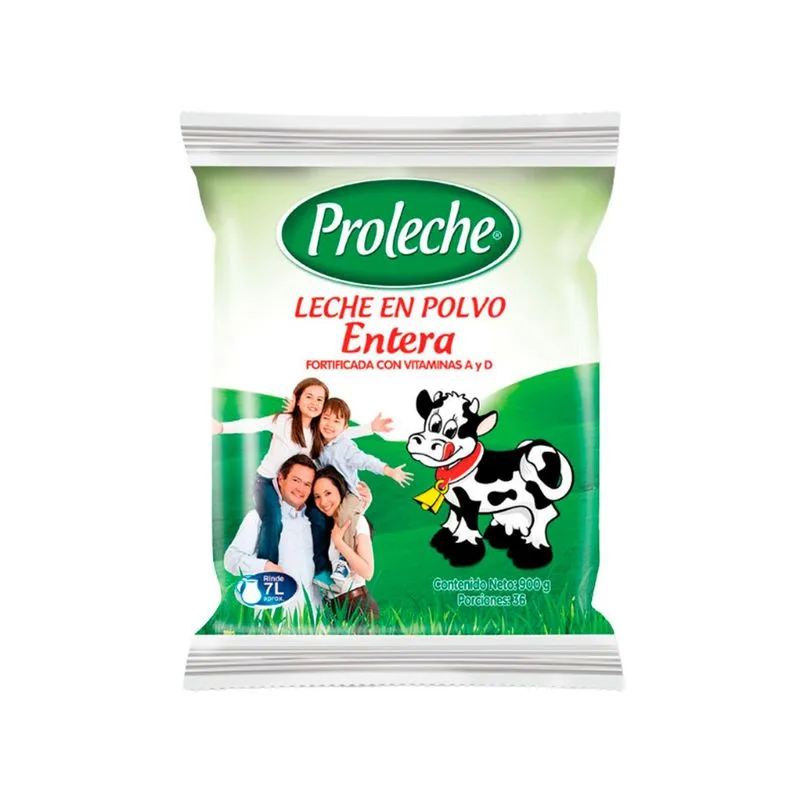 Leche En Polvo En Polvo Proleche Entera 900
