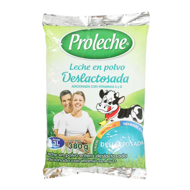 Leche En Polvo En Polvo Proleche Deslactosada 380