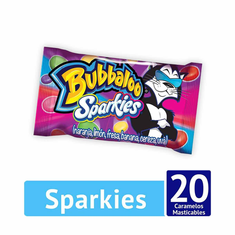 Sparkies Bubbaloo Masticable Surtido 25 Gr