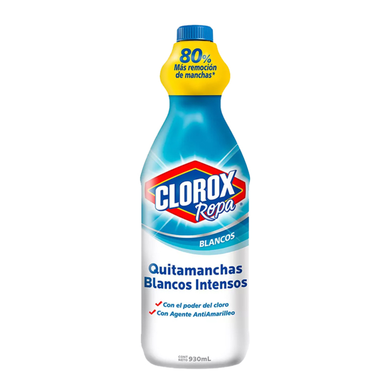 Blanqueador Clorox Blancos Intendos 930 Ml