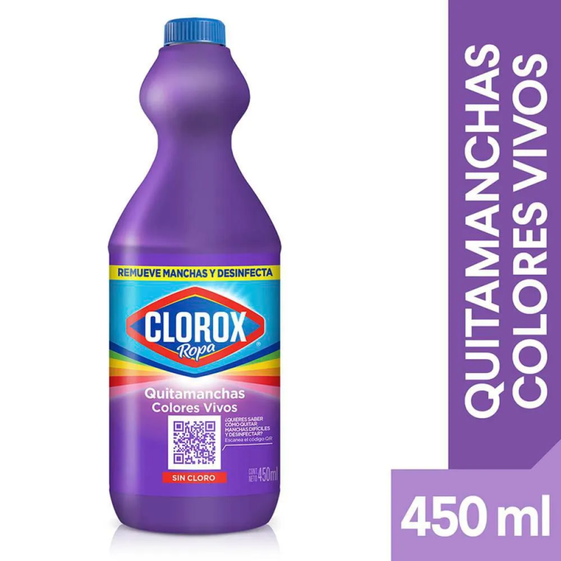 Blanqueador Clorox Ropa Color 450 Ml