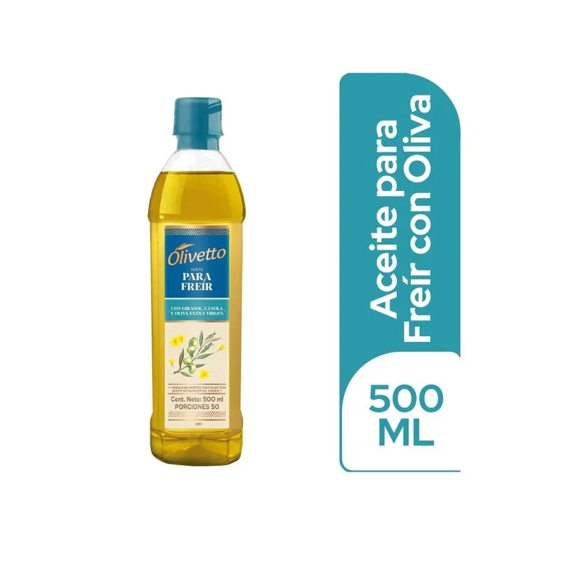 Aceite Olivetto Para Freir 500 Ml