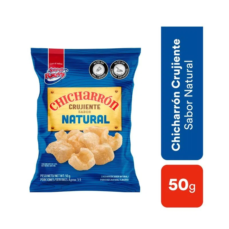 Pasaboca Super Ricas Chicharron 50 Gr
