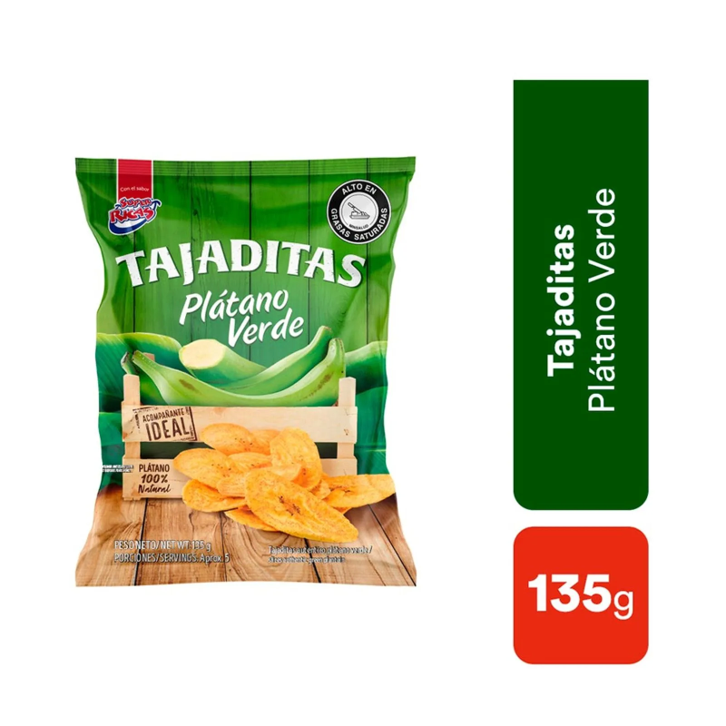 Pasaboca Super Ricas Tajaditas Verdes 135 Gr