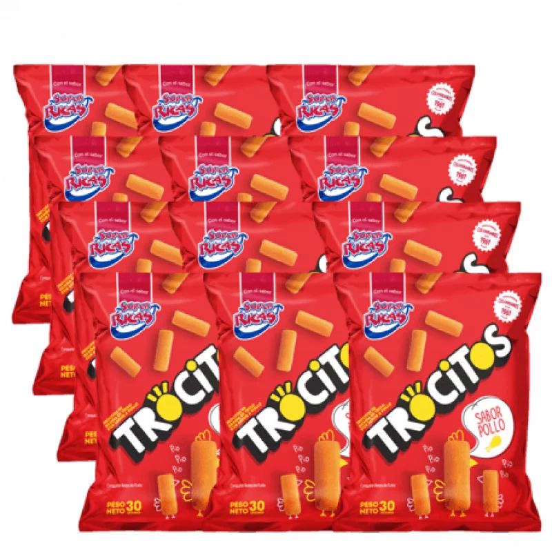 Pasaboca Trocitos Pollo Pollo 12 Und