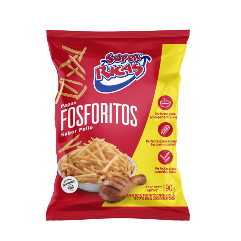 Papa Fosforito Super Ricas Pollo 190g