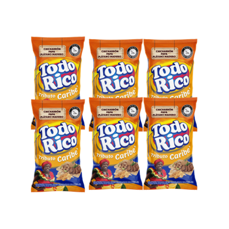Pasaboca Todo Rico Tributo Caribe 6 Und 45 Gr