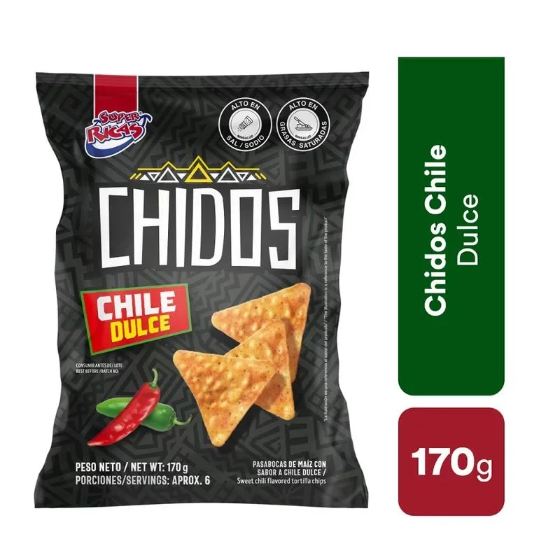 Chidos Super Ricasx170g Chile Dulce
