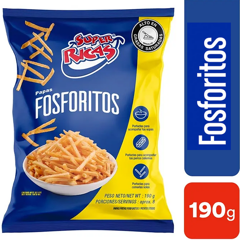 Papas Fosforo Super Ricas 190g