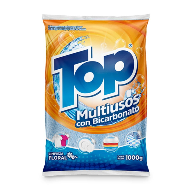 Detergente En Polvo Top Multiusos 1000 Gr