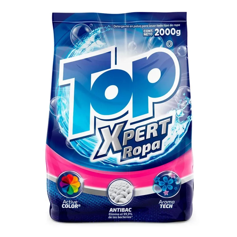 Detergente En Polvo Top Expert 2000 Gr