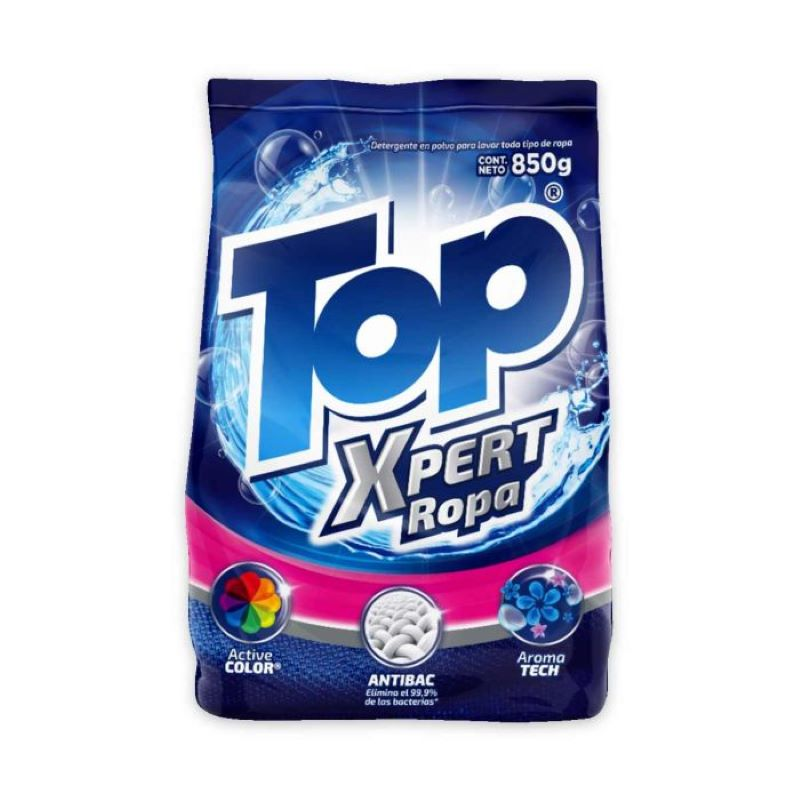 Detergente En Polvo Top Xpert 850 Gr