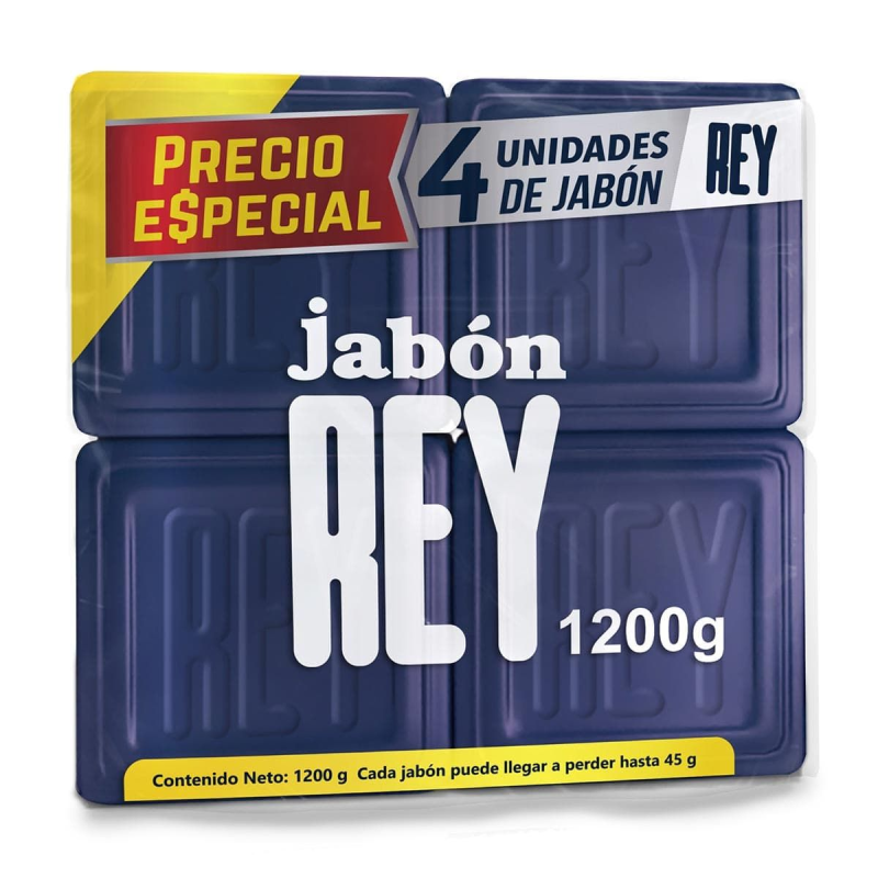 Jabon Rey 4 Und