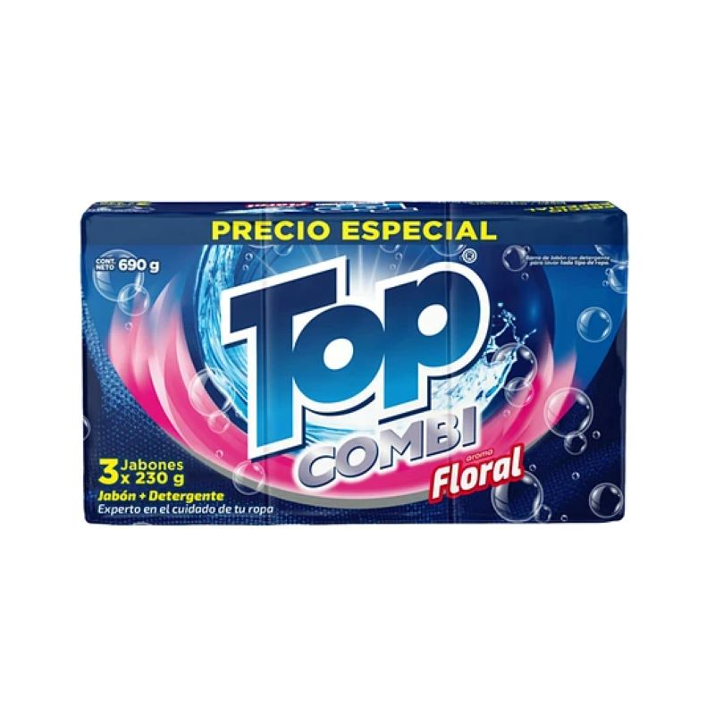 Jabon Top Floral 3 Und