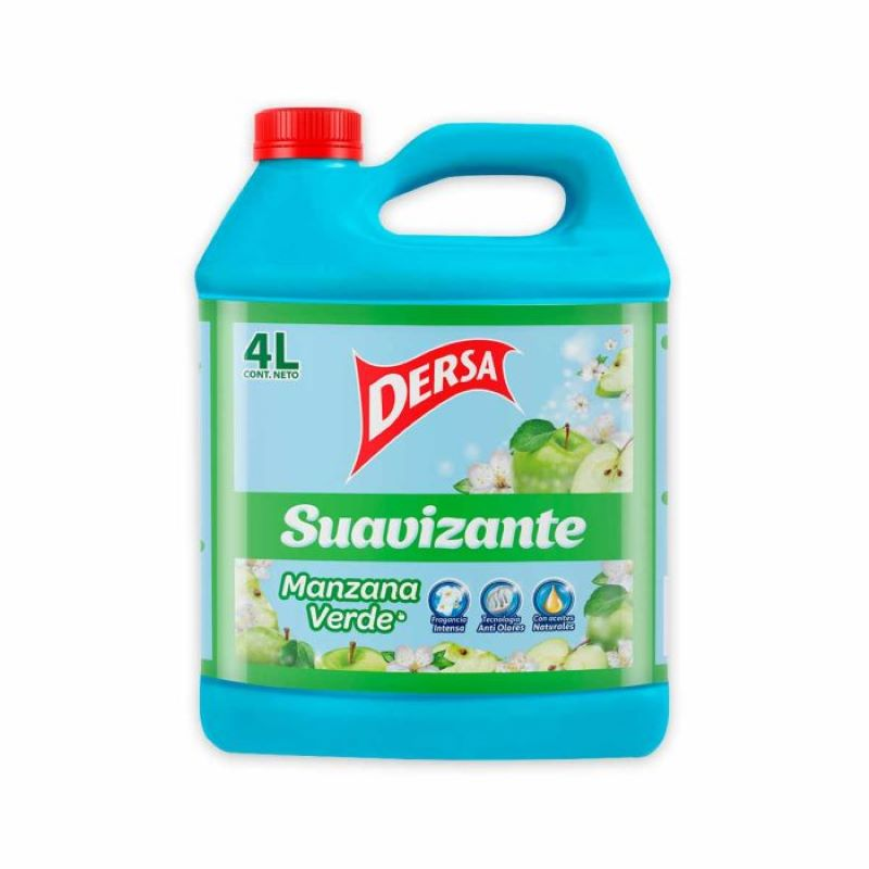 Suavizante Dersa Manzana Verde 4000 Ml