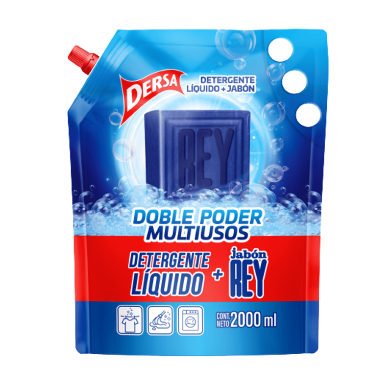Detergente Liquido Dersa+rey 2000ml