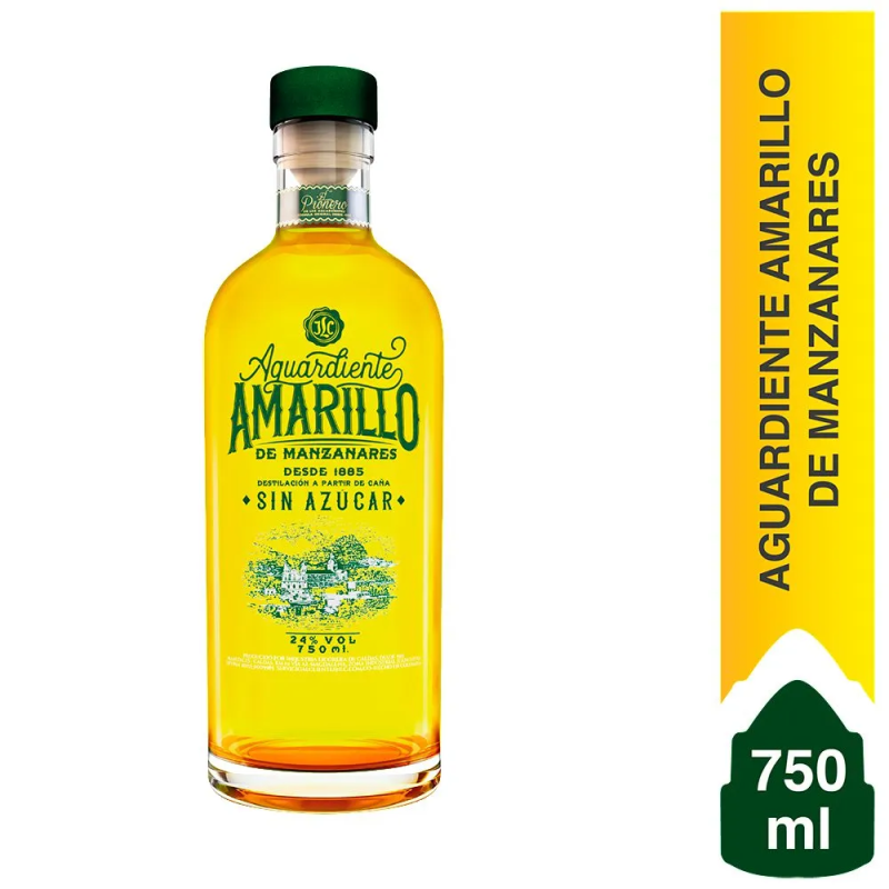 Aguardiente Amarillo De Manzanares 750ml