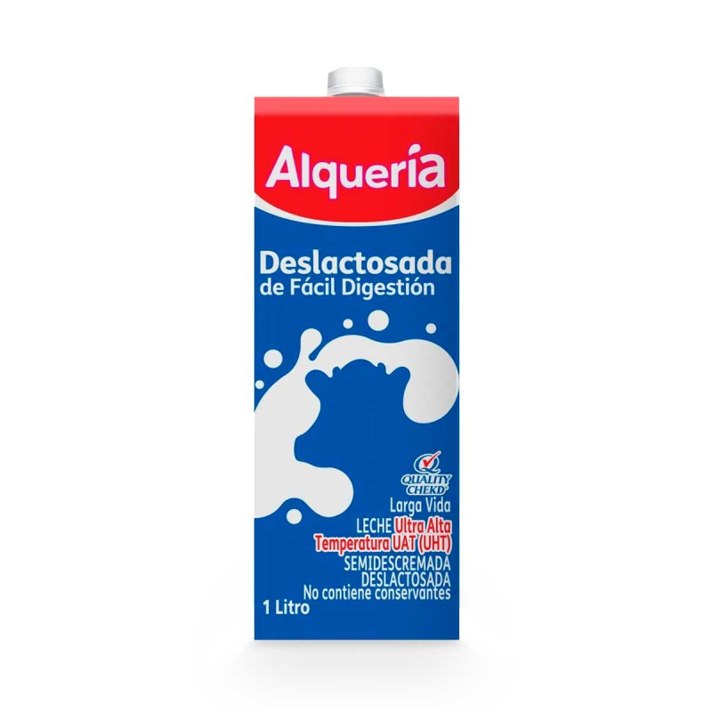Leche Alqueria Deslactosada Tetrapack 1000 Ml