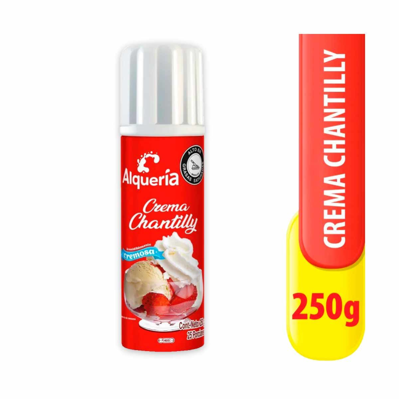 Crema Chantilly Alqueria Aereosol 250 Gr