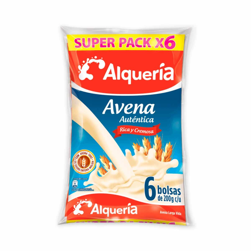 Avena Alqueria Autentica 6 Und 200 Ml