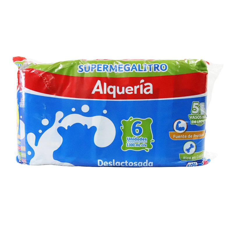 Leche Alqueria Deslactosada P5li7 1300 Ml