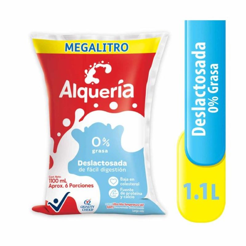 Leche Alqueria Deslactosada 1100 Ml