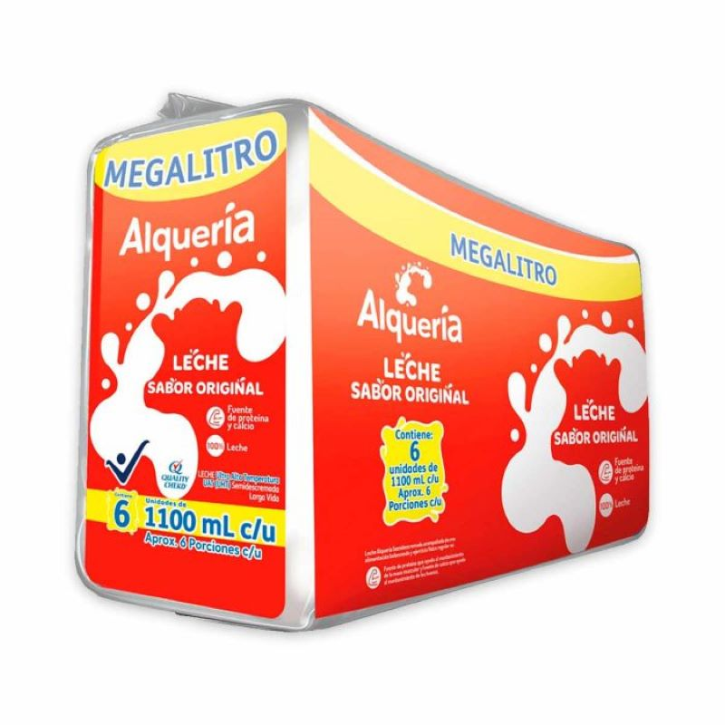 Leche Alqueria Sabor Original 1100 Ml X 6 Und
