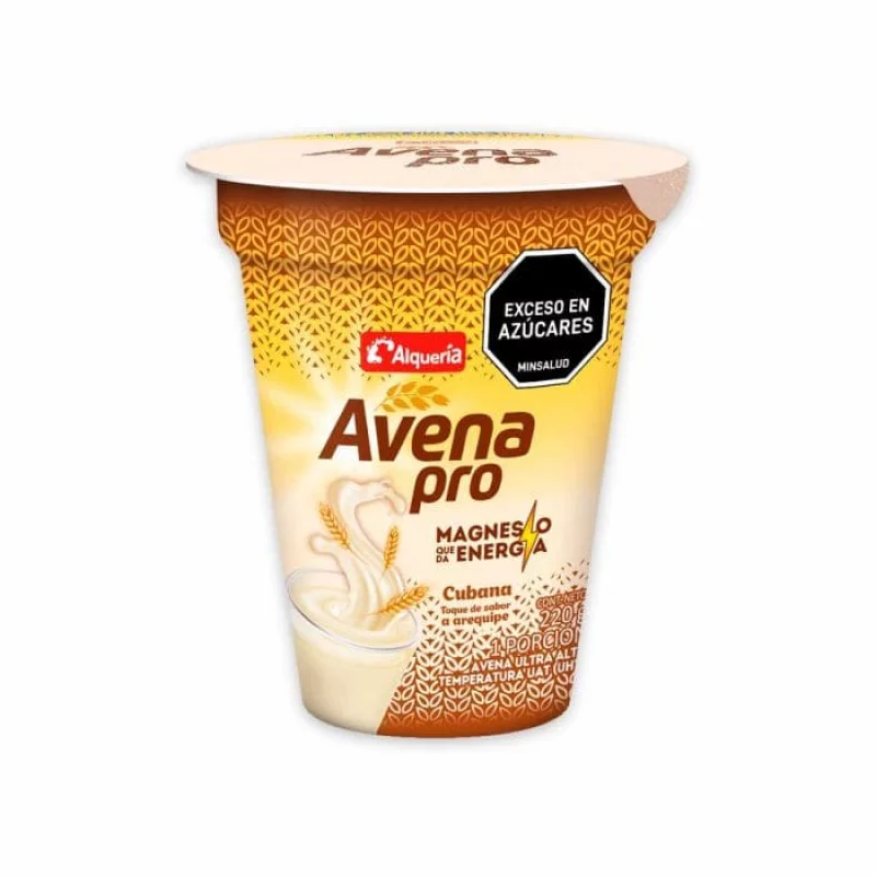 Avena Alqueria 220g Pro Cubana Vaso