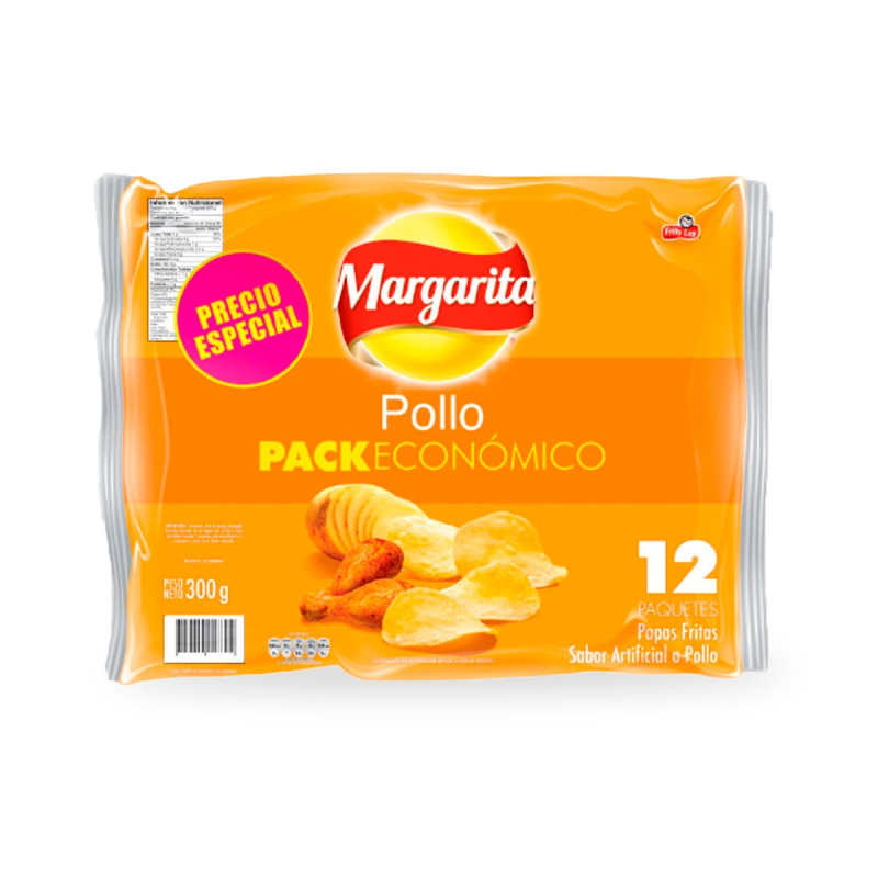 Papas Margarita Pollo 25 Gr