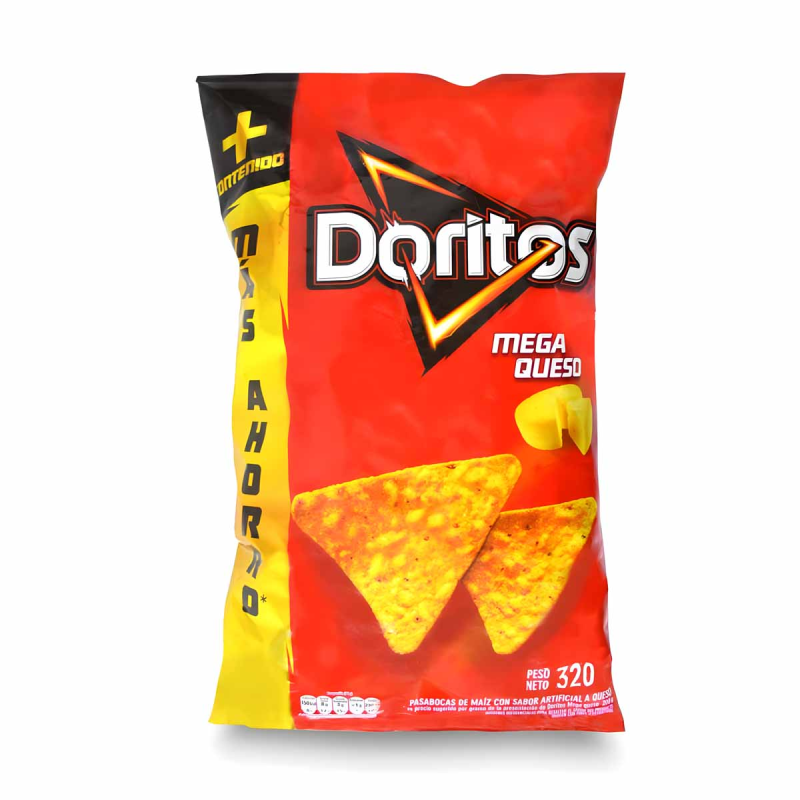 Pasaboca Doritos Mega Queso 320 Gr