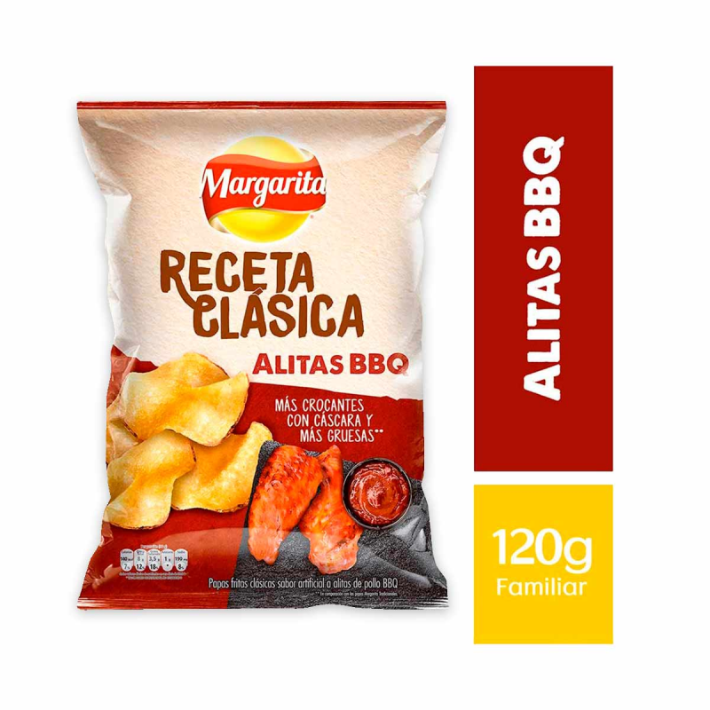Papas Margarita Pollo Bbq 120 Gr