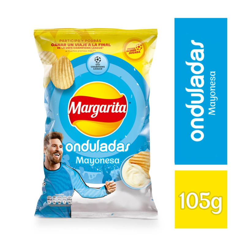 Pasaboca Margarita Onduladas Mayonesa 105 Gr