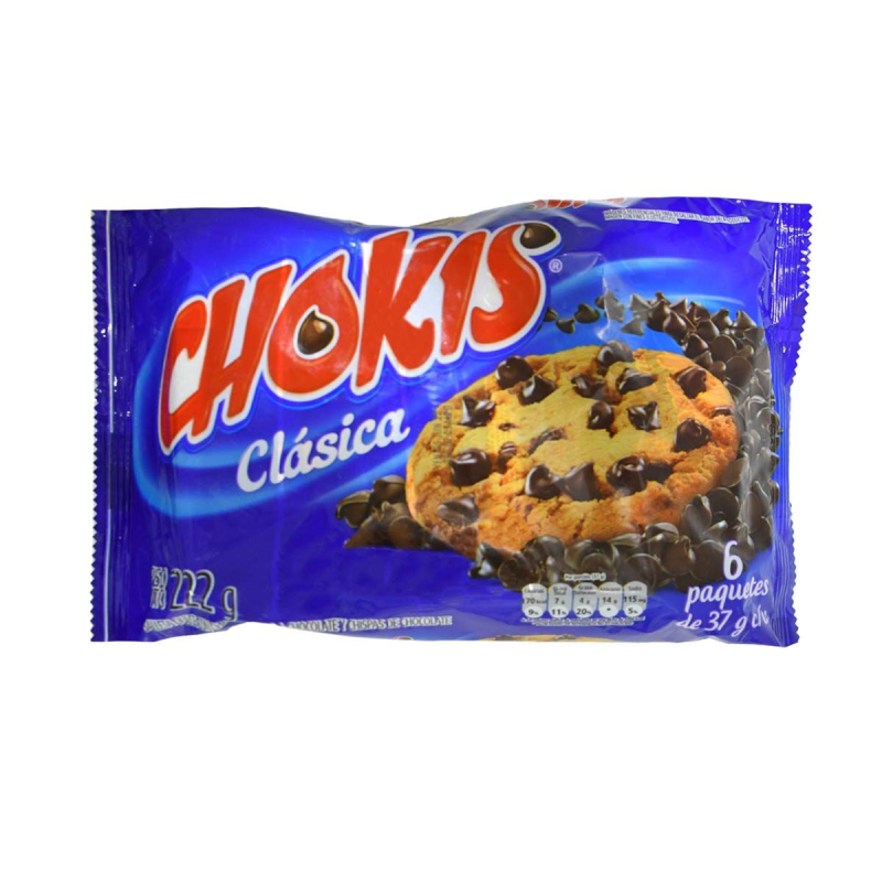 Galleta Chokis Chispas -sexta X37g