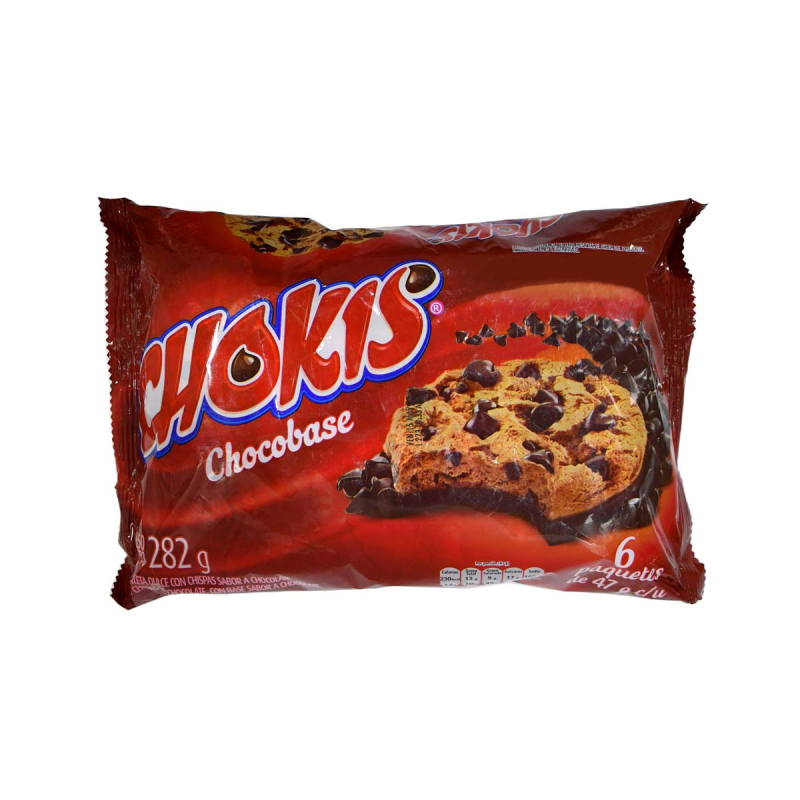 Galletas Chokis Chispas Chocobase 282 Gr
