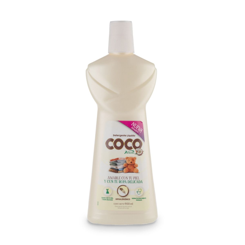 Detergente Liquido Coco Prendas Delicadas 900 Ml