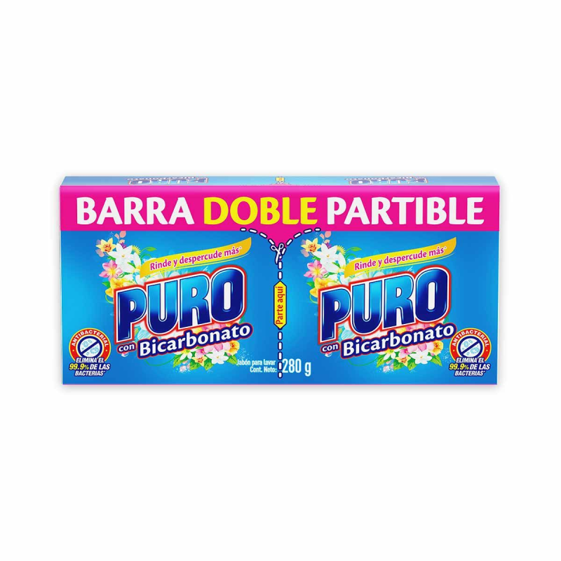 Jabon En Barra Puro Puro Hortensias 280 Gr