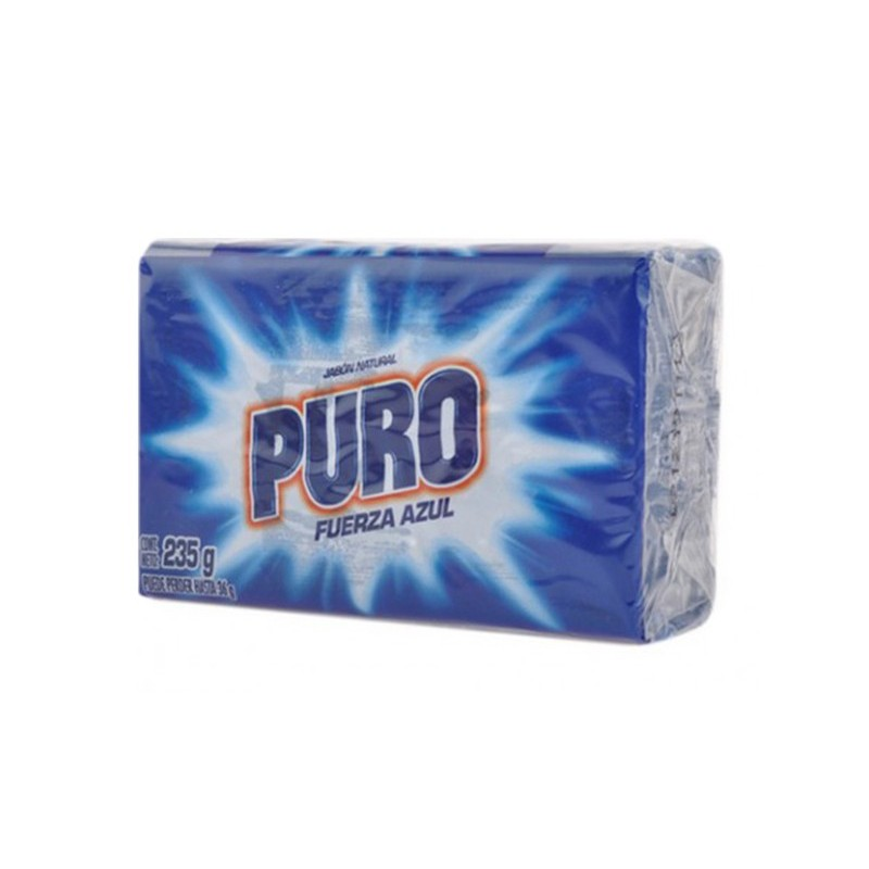 Jabon Puro Fuerza Azul 235g