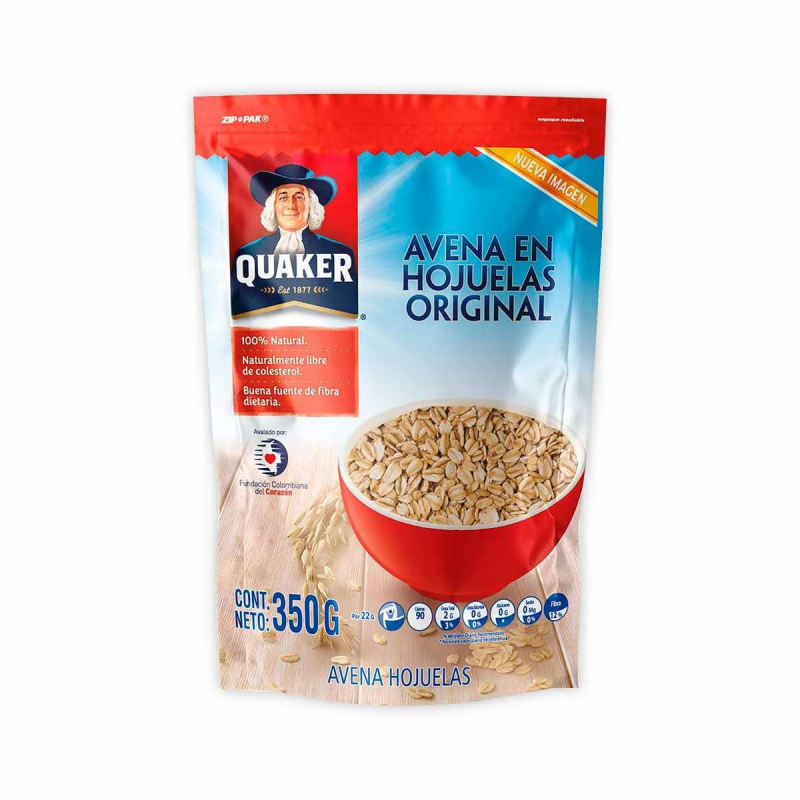 Avena Quaker Hojuelas 350 Gr